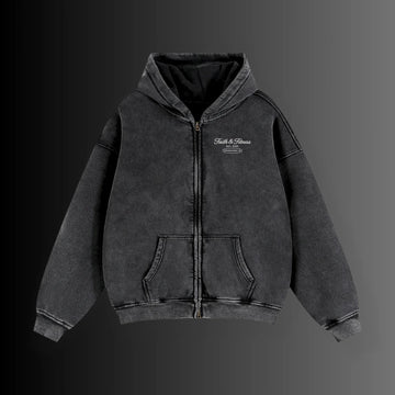 Faith & Fitness Boxy Zip-Up Hoodie