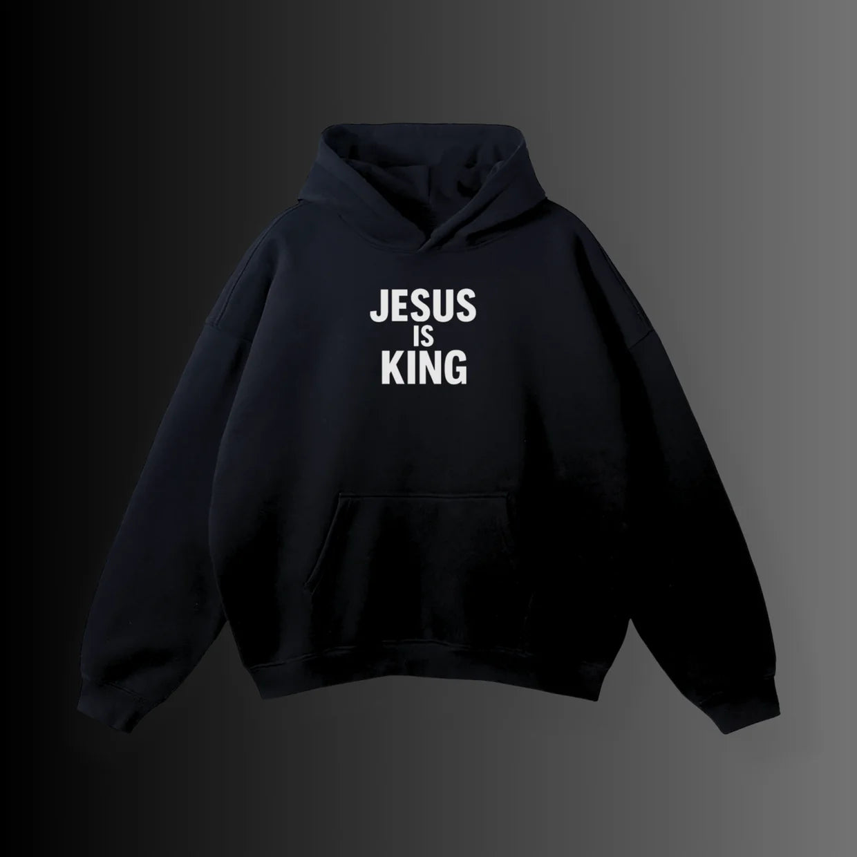 Jesus is King Oversized Hoodie