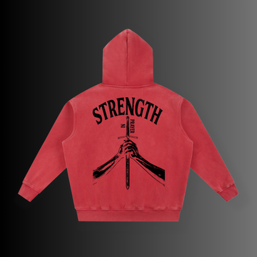 Strength in Prayer Oversized Hoodie