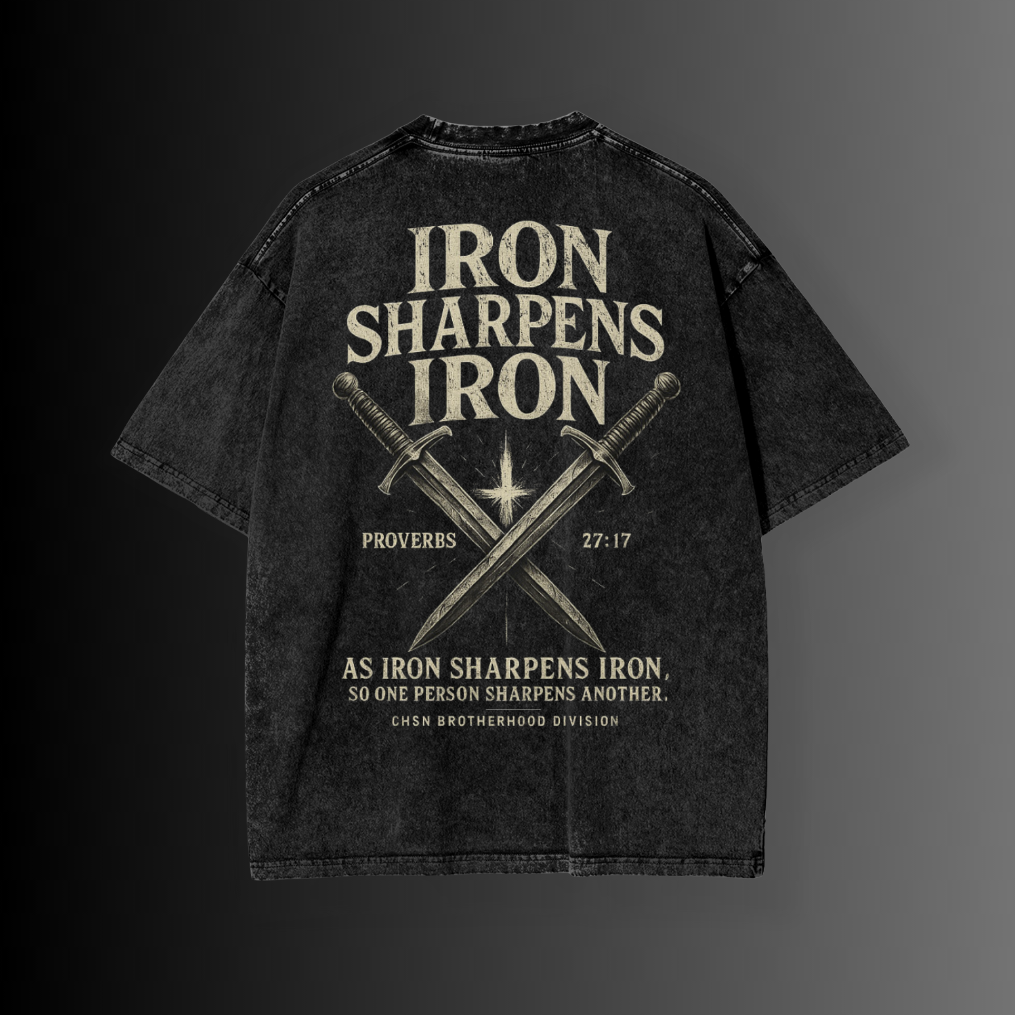 Iron Sharpens Iron Oversized T-Shirt