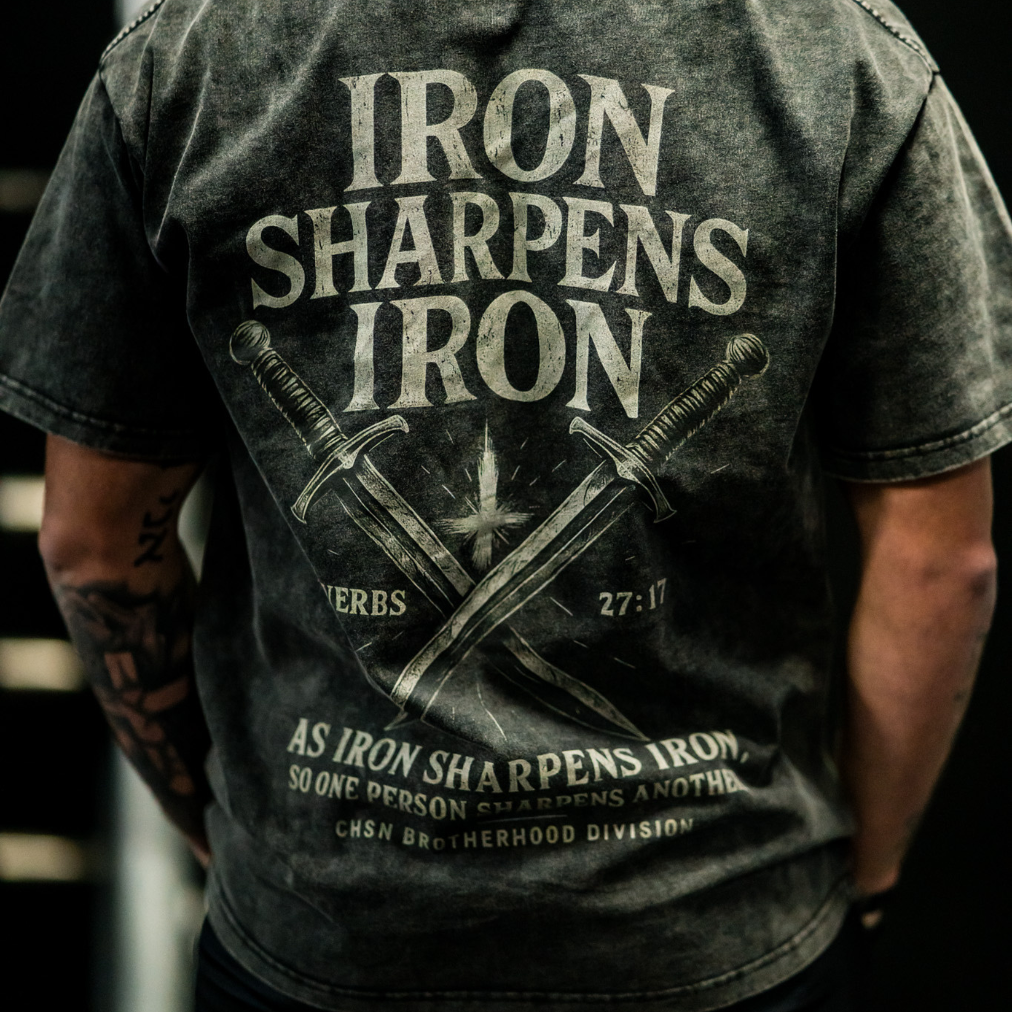 Iron Sharpens Iron Oversized T-Shirt