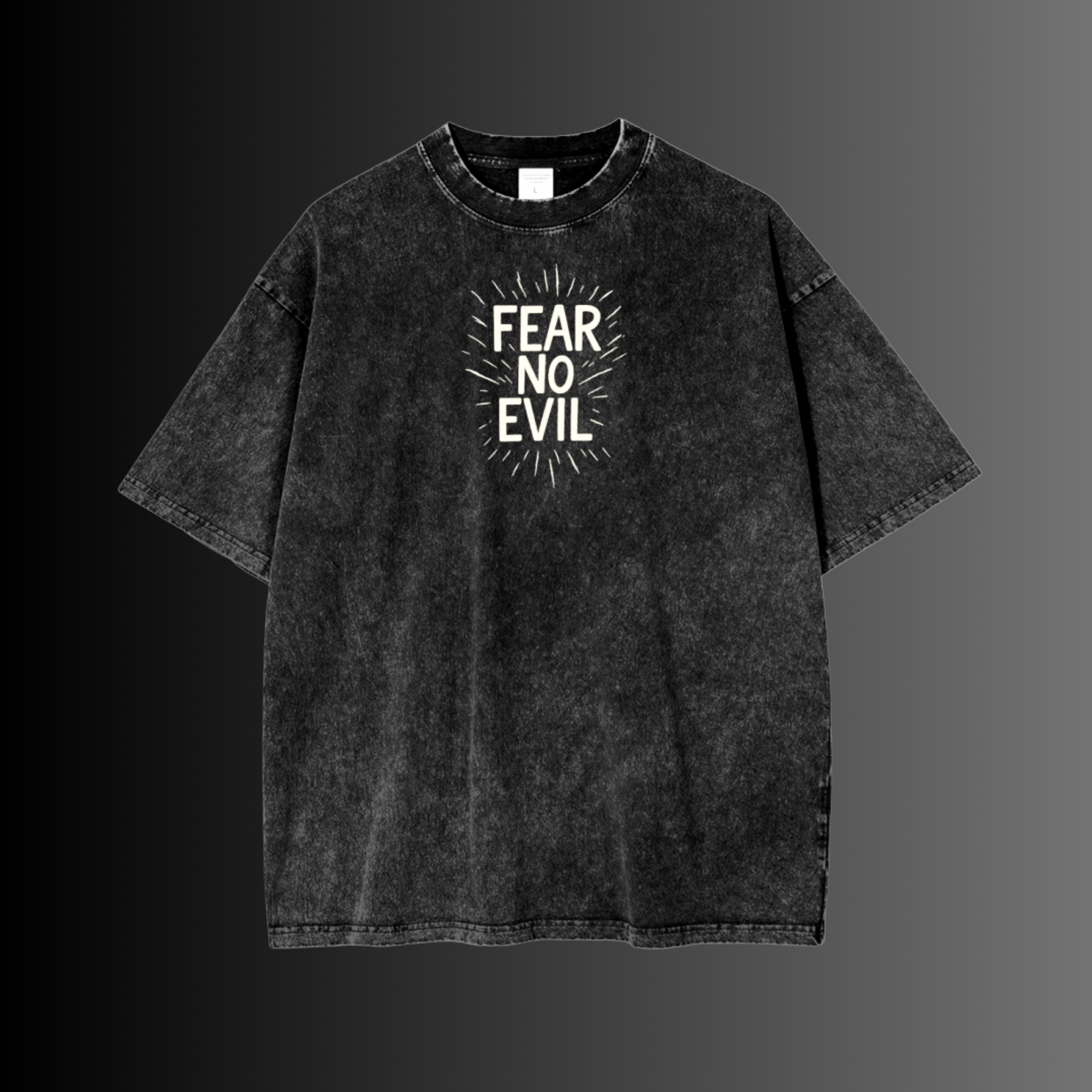 Fear No Evil Oversized T-Shirt