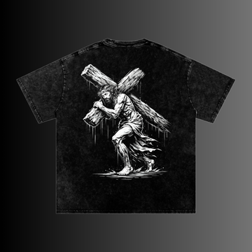 Jesus Cross Oversized T-Shirt