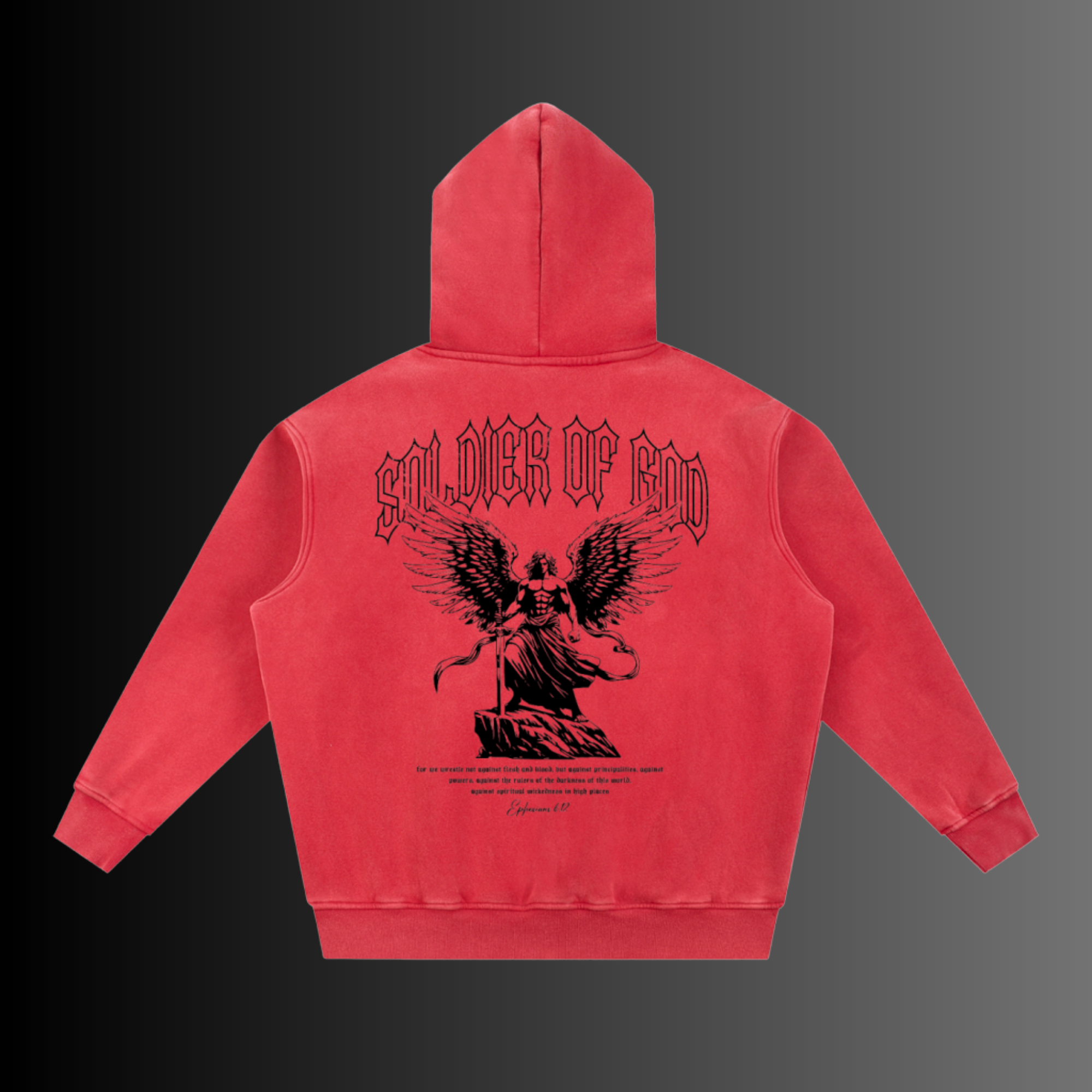 Soldier of God Oversized Hoodie
