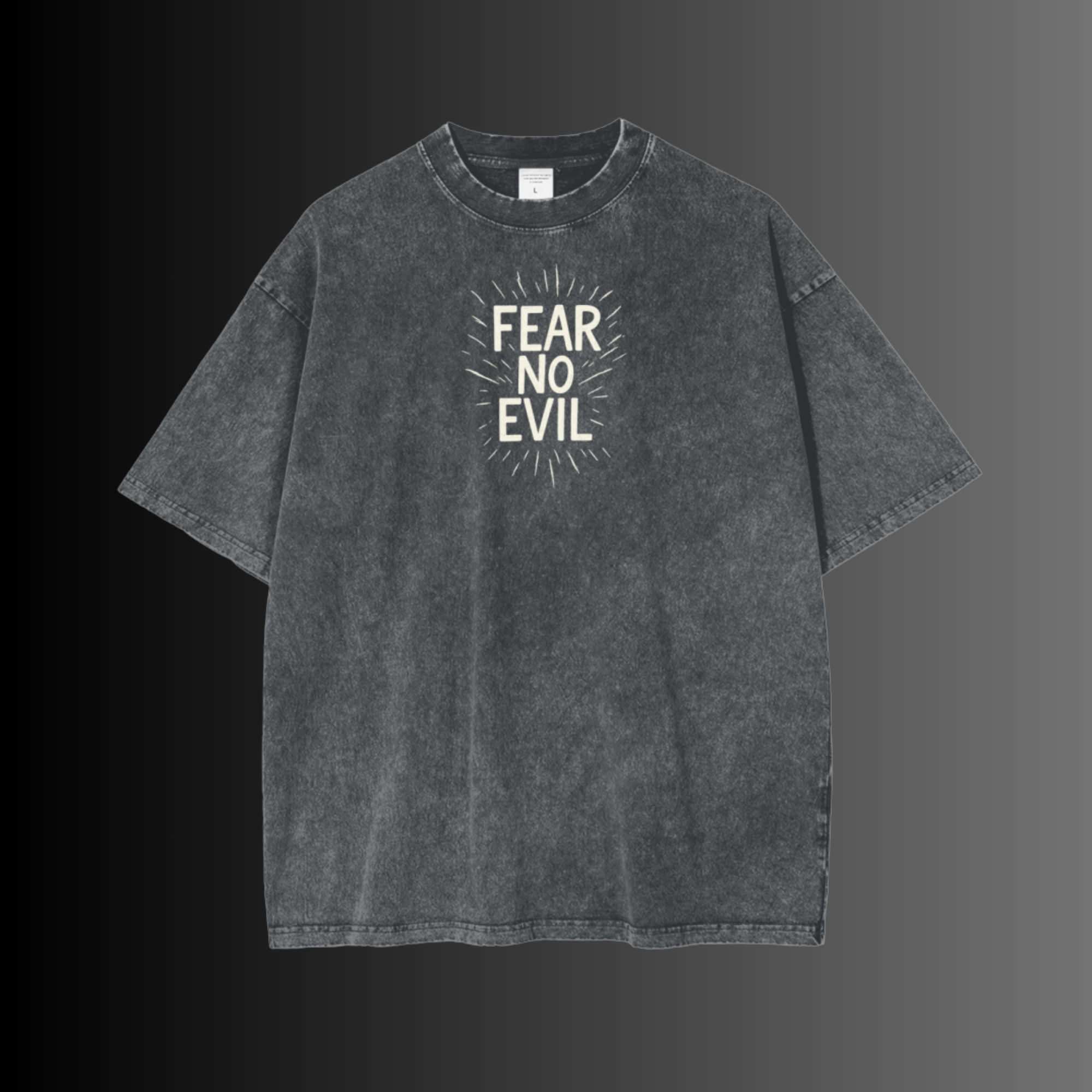 Fear No Evil Oversized T-Shirt
