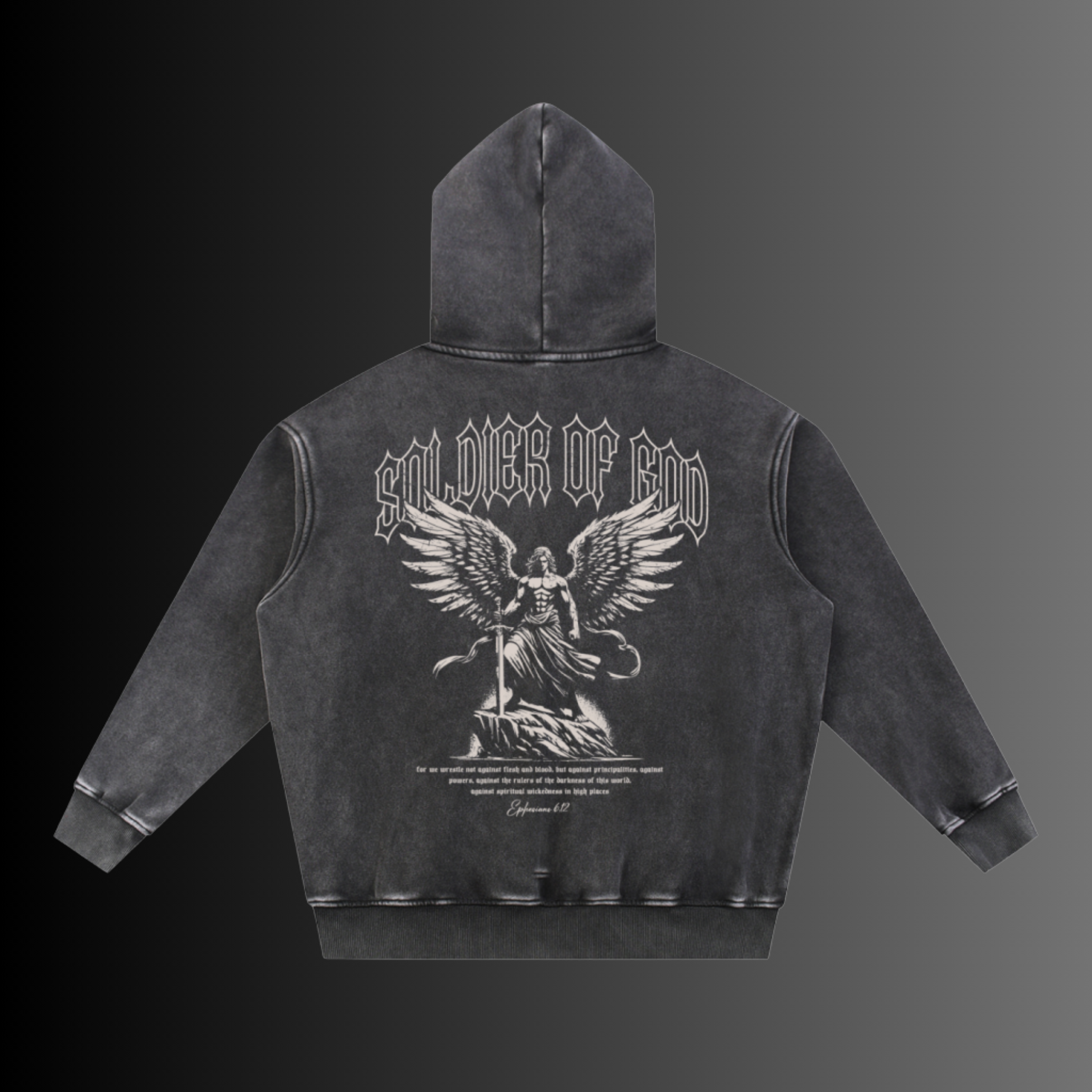 Soldier of God Oversize Hoodie