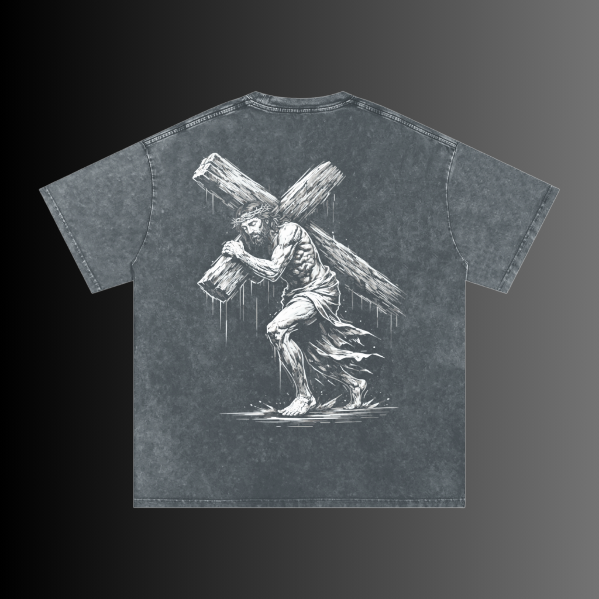 Jesus Cross Oversized T-Shirt