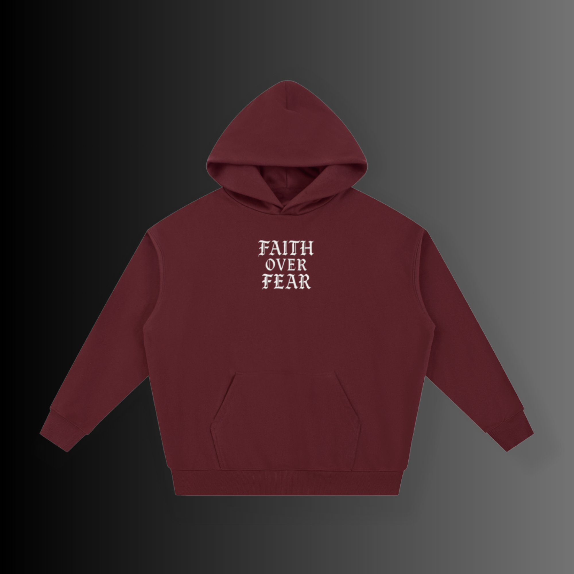 Faith Over Fear Heavyweight Hoodie